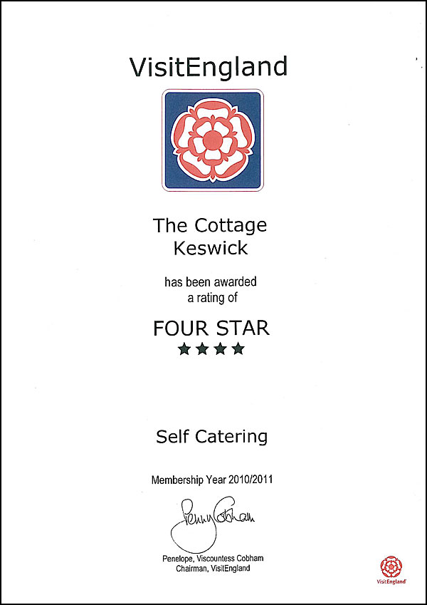 Visit England 4 Star